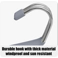 thumbnail image 4 of Fesfesfes Z Shape Pants Hanger Non Slip Thickened Clothes Rack Metal Storage Hanger for Hanging Pants Trousers Closets Space Saving Design, 4 of 5
