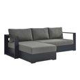 thumbnail image 1 of Modway Tahoe Sectionnel de Mobilier de Patio Extérieur 2 Pcs, Gris, 1 of 8