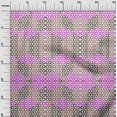 thumbnail image 3 of oneOone Rayon Fuschia Pink Fabric Geometrical Craft Projects Decor Fabric Printed By The Yard 56 Inch Wide, 3 of 4