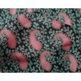 thumbnail image 4 of oneOone Silk Tabby Fabric Floral & Paisley Block Print Fabric By Yard 42 Inch Wide, 4 of 4
