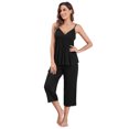 thumbnail image 1 of Beautyin Sleepwear for Women Sleeveless Lace Top Pajama 2 Pcs Set, 1 of 7
