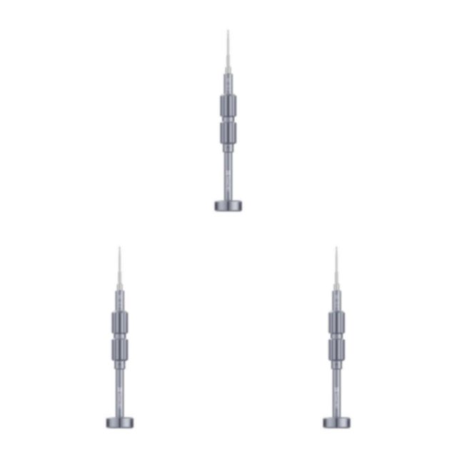 ziyahi Outil de Réparation Outil de Démontage Vis Dissolvant Acier Inoxydable Antirouille Longue Durée Longue Poignée Opération Simple E T2 B 0.7 3Set