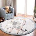 thumbnail image 1 of Safavieh Carousel Kids Taneka Animals at Play Area Rug, 1 of 8
