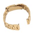 thumbnail image 4 of Quick Release Stainless Steel Watch Band - Double Lock Buckle Strap Gold For Men And Women, 4 of 8