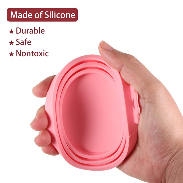 Langgg Sealed Preservation Cap With Convenient And Portable Canned Lid Easy To Clean Cute Practical green+spoon+pink 1Set