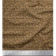 thumbnail image 1 of Soimoi Poly Georgette Fabric Artistic Leaves Print Fabric by Yard 42 Inch Wide, 1 of 1