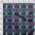 thumbnail image 3 of oneOone Rayon Dark Green Fabric Abstract Sewing Material Print Fabric By The Yard 56 Inch Wide, 3 of 4