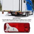 thumbnail image 3 of Truck Tail Light Lens, Truck Rear Light Lens Plastic Weatherproof Back Light Lamp Lens for SCANIA G P R S L T Series, 3 of 7