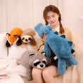 thumbnail image 2 of Estbridge Weighted Stuffed Animals 45cm Cute Expression Baby Stuff Soft Texture Plush Filling Weighted Plush Style1, 2 of 4