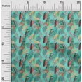 thumbnail image 2 of oneOone Polyester Spandex Turquoise Green Fabric Tropical Leaf Sewing Craft Projects Fabric Prints By Yard 56 Inch Wide, 2 of 5
