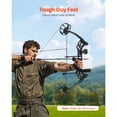 thumbnail image 2 of KFFKFF Compound Bow Archery, Adjustable 19-30 in Draw Length Compound Bow Package for Beginner, 19-70 Lbs Draw Weight Archery Bows and Arrow Set, 2 of 9