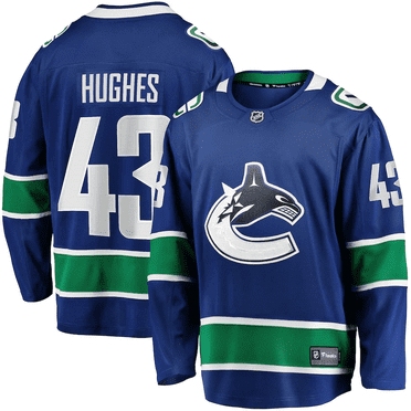 Quinn Hughes Canucks de Vancouver LNH Fanatics Chandail Domicile Breakaway, XX-Grand