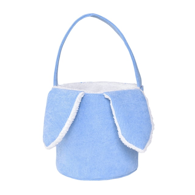 Easter Bunny Cute Candy Storage Toy Holder With Rabbit Ears For Kids Home Textile Storage