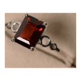 thumbnail image 2 of Garnet Engagement Rings,Sterling Silver,Wedding,Anniversary Gift Ring For Women, 2 of 4
