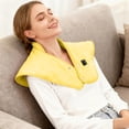 thumbnail image 4 of Hearth & Gear Neck And Shoulder Heating Pad Fast Heating Portable Pad Adjustable USB Heating Pad Soft Gray Heating Pad For Home Travel Use Chest Workout Stuff for Women Foot Exercise Pedal under Desk, 4 of 4
