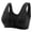 A01-Noir, variante sur yoeyez sous-Vêtements et Soutiens-Gorge pour Femmes, Soutiens-Gorge Sans Armatures à Fermeture devant pour Femmes, Couvrance Totale, Soutiens-Gorges Légers Confortables, Soutien-Gorge Rehausseur, Soutiens-Gorge d'Allaitement pour l'Allaitement Noir 42/95