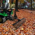 thumbnail image 2 of BeesClover Heavy-Duty Landscape Rake for Lawn Tractor, ATV, or UTV - 49 Inch Width, 17 Steel Tines, 2-Inch Receiver - Ideal for Dethatching Pine Needles, Grass, 2 of 7