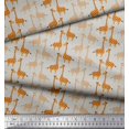 thumbnail image 3 of Soimoi Rayon Fabric Giraffe Kids Decor Fabric Printed Yard 56 Inch Wide, 3 of 3