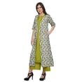 thumbnail image 4 of Moomaya Ensemble Kurta Pakistanaise et Veste Palazzo pour Femmes Tenue Indienne Vêtement Ethnique, 4 of 4
