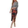 thumbnail image 2 of Women'S Wool Blend Classic Crew Neck Casual Fall Sweaters Light Gray L, 2 of 8