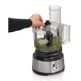 thumbnail image 4 of Robot culinaire Hamilton Beach avec racleur de bol, 10 tasses, 450 W, noir (70730C), 4 of 6
