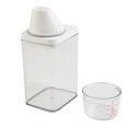 thumbnail image 3 of Plastic Laundry Washing Up Powder Container Soap Detergents Storage Box Lid, 3 of 4