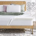 thumbnail image 2 of nue by Novaform Uplifting Foam Mattress Topper, King, 3-inch, Advanced Support, 2 of 5