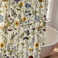 thumbnail image 3 of TIELUTT Rideau de Douche en Tissu Taille de Rideau de Douche Beige Japonais Rideaux de Douche pour Salle de Bain et Rideaux de Douche Turquoise pour Salle de Bain Doublure de Rideau de Douche Transparente Robuste Rideau de Douche avec Ventouses et, 3 of 5