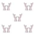 thumbnail image 3 of mmirethe 2pcs Easy To Install Antlers Sticker To Decorate Christmas Car Cute Waterproof white large 5Set, 3 of 6