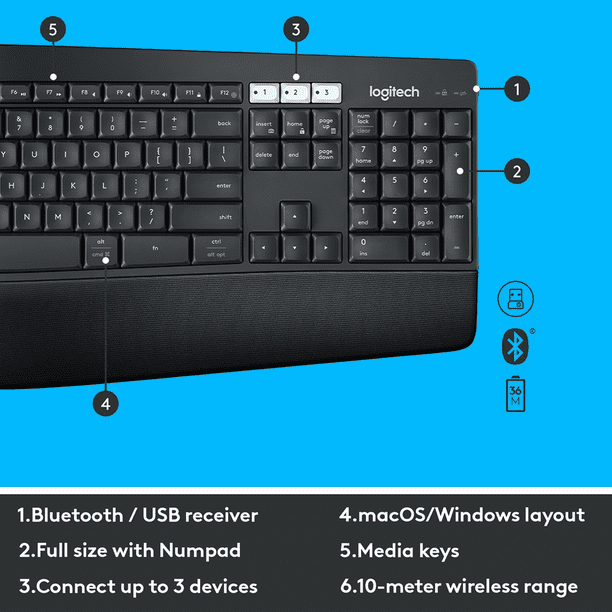 Logitech MK850 Wireless Keyboard and Mouse Combo - Walmart.ca