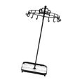thumbnail image 3 of Xuanheng Rotating Jewelry Holder Iron Jewelry Display Rack for Necklace Bracelet Black, 3 of 8
