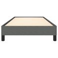 thumbnail image 3 of vidaXL Cadre de Lit Gris Foncé 100x203 cm Grand Lit Simple TG Tissu, 3 of 6