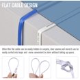 thumbnail image 5 of CableGeeker Cat7 Shielded Ethernet Cable 50ft White (Highest Speed Cable) Flat Internet Network Cable Support Cat5/Cat6, 5 of 5