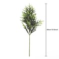 thumbnail image 2 of Plastic artificial artificial pine branches leaves green plants decoration accessories, 2 of 9