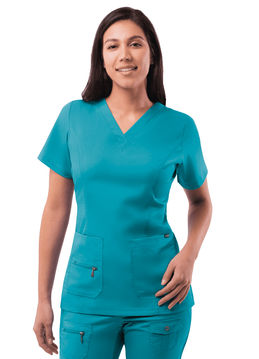 Adar Pro Scrubs For Women - Elevated V-Neck Scrub Top