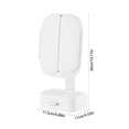 thumbnail image 2 of Led Lights for Bedroom,Desktop Mirror Dressing Table Mirror Led Makeup Mirror with Lights Desktop Rotatable Multifunctional Bedroom Beauty Mirror,Mirror with Lights, 2 of 6