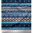 thumbnail image 1 of Soimoi polyester Crepe Fabric Aztec Southwestern Print Sewing Fabric Yard 52 Inch Wide, 1 of 1