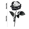 thumbnail image 3 of Dvruxg Artificial Flowers Roses, Fake Silk Flower Long Stem Artificial Rose for Halloween Home Wedding Party Decorations(White), 3 of 5