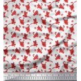thumbnail image 1 of Soimoi Velvet Fabric Wool & Cat Animal Decor Fabric Printed Yard 58 Inch Wide, 1 of 3