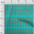 thumbnail image 1 of oneOone Polyester Lycra Fabric Floral Block Print Fabric BTY 56 Inch Wide, 1 of 4