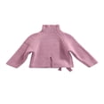 thumbnail image 4 of MesaSe Bébé Fille Pull Pull Pulls Col Roulé Câble Tricot Pulls à Manches Longues avec Bow Automne Hiver Haut, 4 of 6