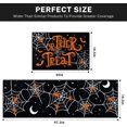 thumbnail image 2 of Halloween Kitchen Rugs and Mats Non Skid Washable Set of 2, Spider Trick or TreatKitchen Floor Mats, Happy Vintage Retro Spooky Kitchen Runner Rug, Autumn Kitchen Decor, 2 of 6