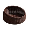 thumbnail image 3 of GROWTH TANK Cat Sleeping Bed Lightweight Portable Kennel Imitation Rattan Pet Bed for Summer Coffee, 3 of 9