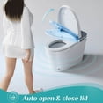 thumbnail image 4 of HOROW Smart Bidet Toilet 10'' Rough In with Auto open/close lid night light LED Display Off-Seat Flushing Heating Air Drying Warm Water, 4 of 10
