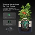 thumbnail image 2 of Bags with Handles Growth Bag, Breathable Non-Woven Fabric, Inflatable Planting Pot, Garden Planting Container with Handle, Used for Gardening, Seedling Cultivation, And Vegetable Cultivation, 2 of 7