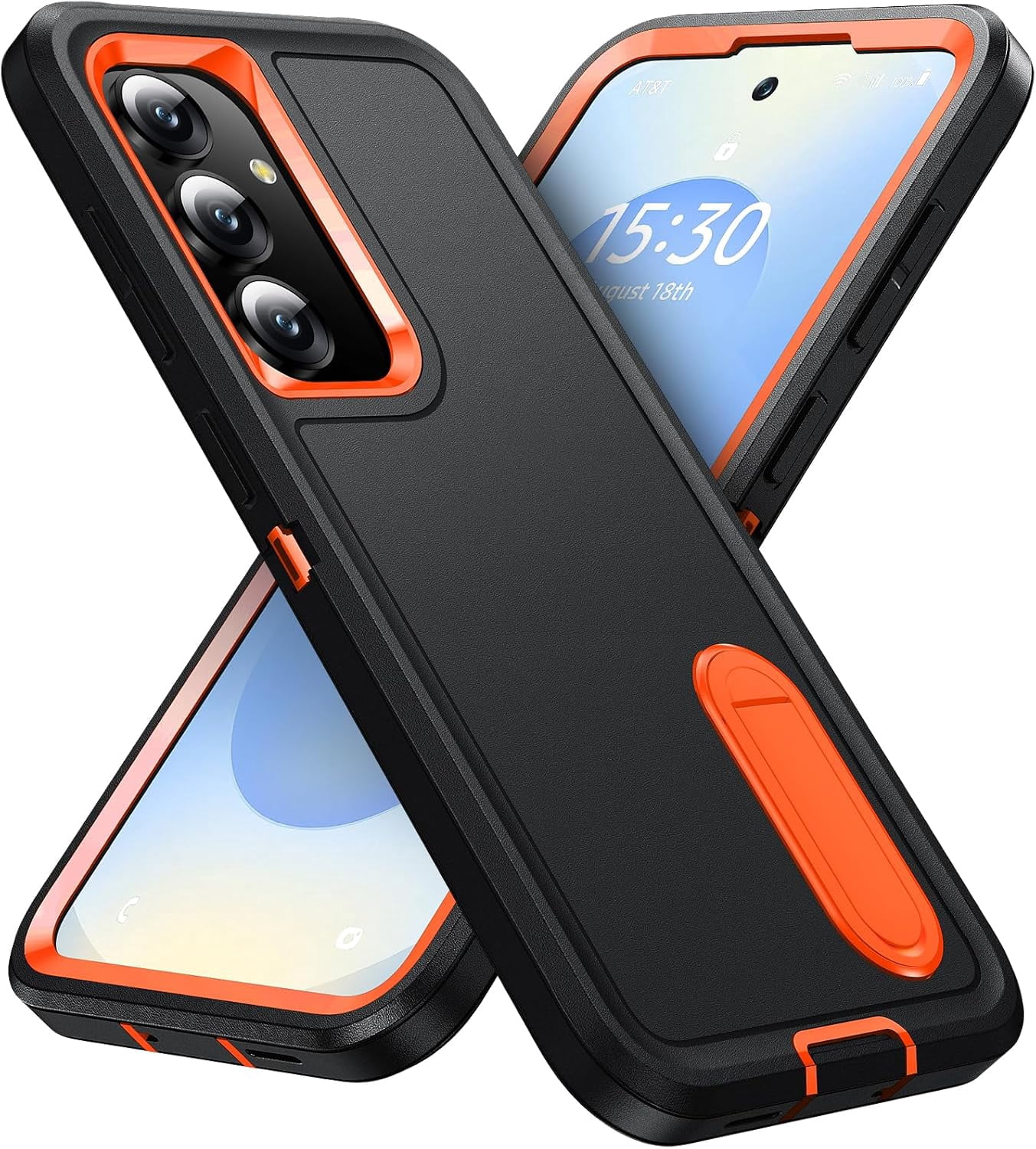 REQO for Samsung Galaxy S25 Case for Samsung S25 Phone Case with Built in Kickstand, Shockproof/DropProof Military Grade Protective Cover for Galaxy S25