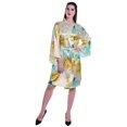 thumbnail image 3 of Moomaya Peignoirs Imprimés pour Femmes à Manches Kimono en Satin Soyeux pour la Préparation, Peignoir de Mariée, Couvre-Maillot, 3 of 7