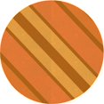 thumbnail image 1 of Ahgly Company Tapis Rond Lavable en Machine Intérieur Transitionnel Orange Rouge Orange, 4 Pieds Rond, 1 of 7