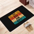 thumbnail image 3 of DouZhe Funny Eat Sleep Game Repeat Rugs Doormat, Non-Slip Machine Washable Carpets Floor Door Mat , 36" x 24", 3 of 6