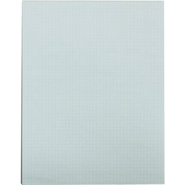 Hilroy Figuring Pads Graph Ruling, 8-3/8 x 10-7/8, 192 pages with white 15# paper and blue 5:1" graph ruling featuring five squares per inch, designed for office and school memo notepads and scratch pads, also suitable for precise graphing and note-taking.